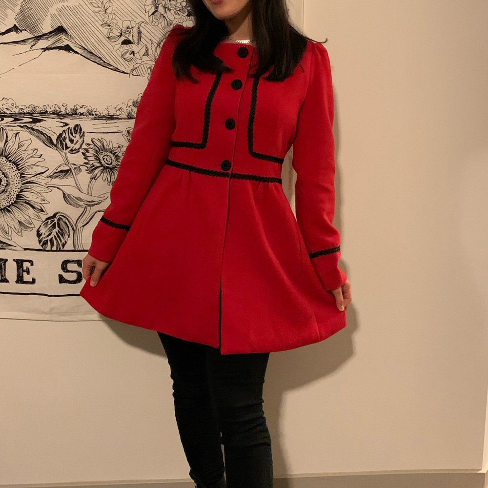 Pepaloves Red and Black Jacket